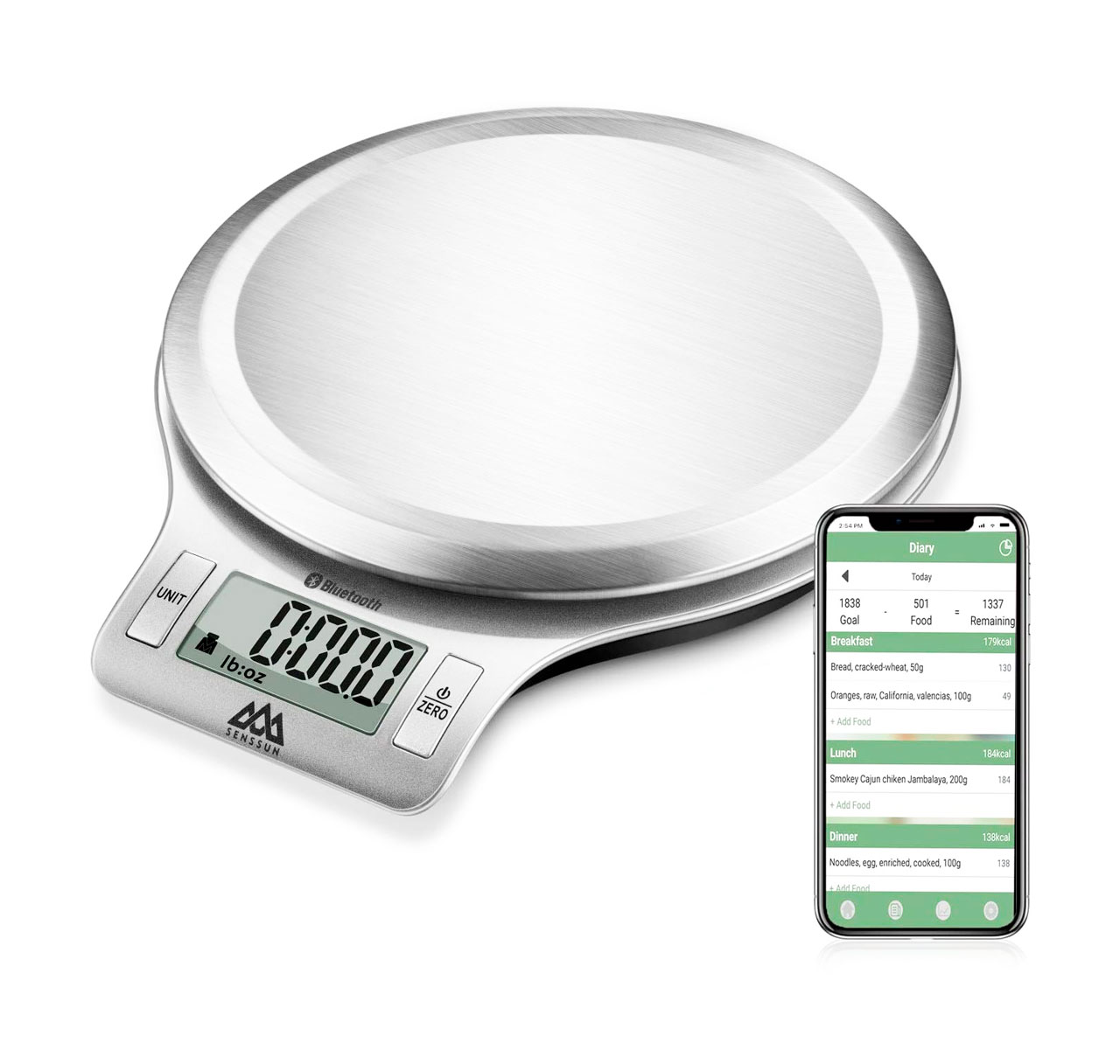 Gramera Digital Bluetooth para Alimentos Con App –